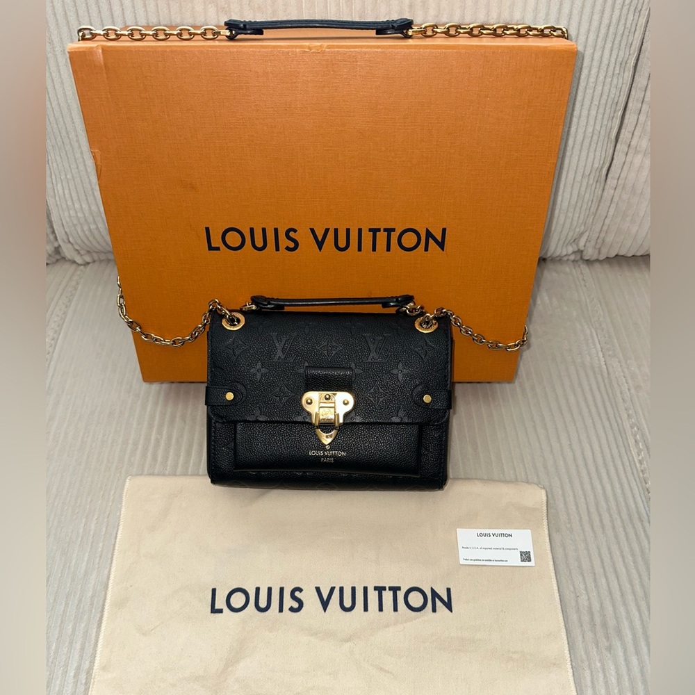 Louis Vuitton Black Crossbody VAVIN BB Bag 100% Authentic✨